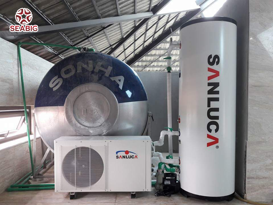 Máy nước nóng bơm nhiệt Heat pump Sanluca